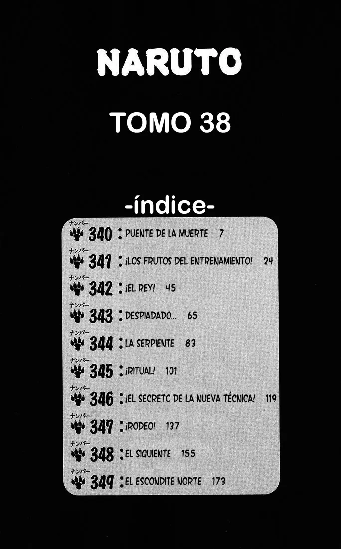 Naruto Capítulo 340 en Línea - página 1