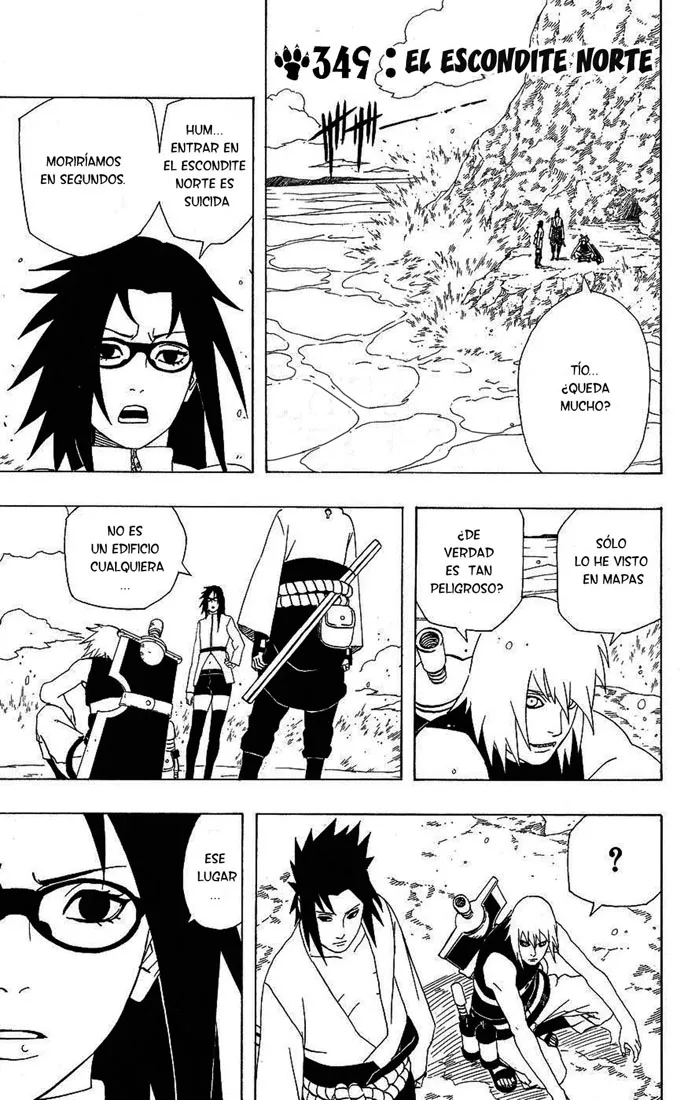 Naruto Capítulo 349 en Línea - página 1