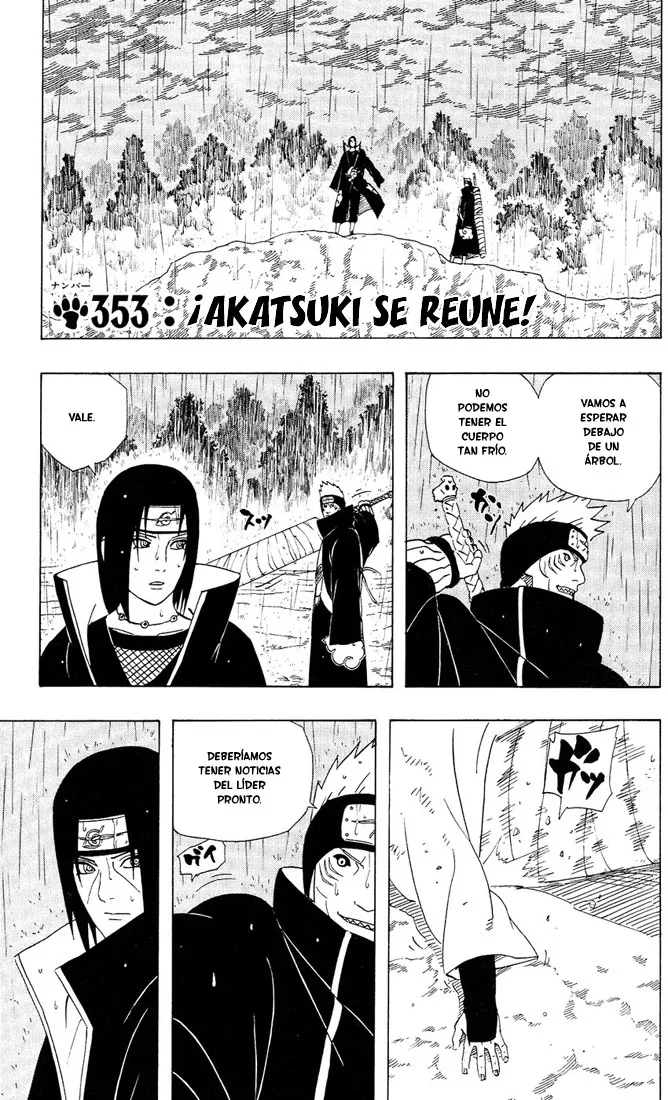 Naruto Capítulo 353 en Línea - página 1