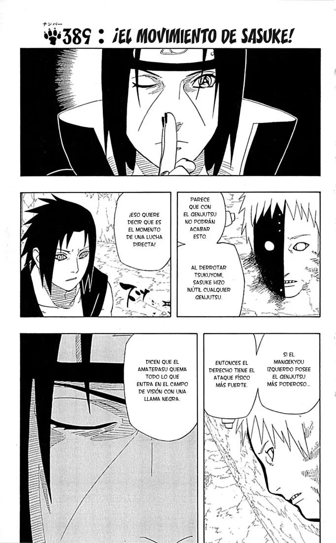 Naruto Capítulo 389 en Línea - página 1