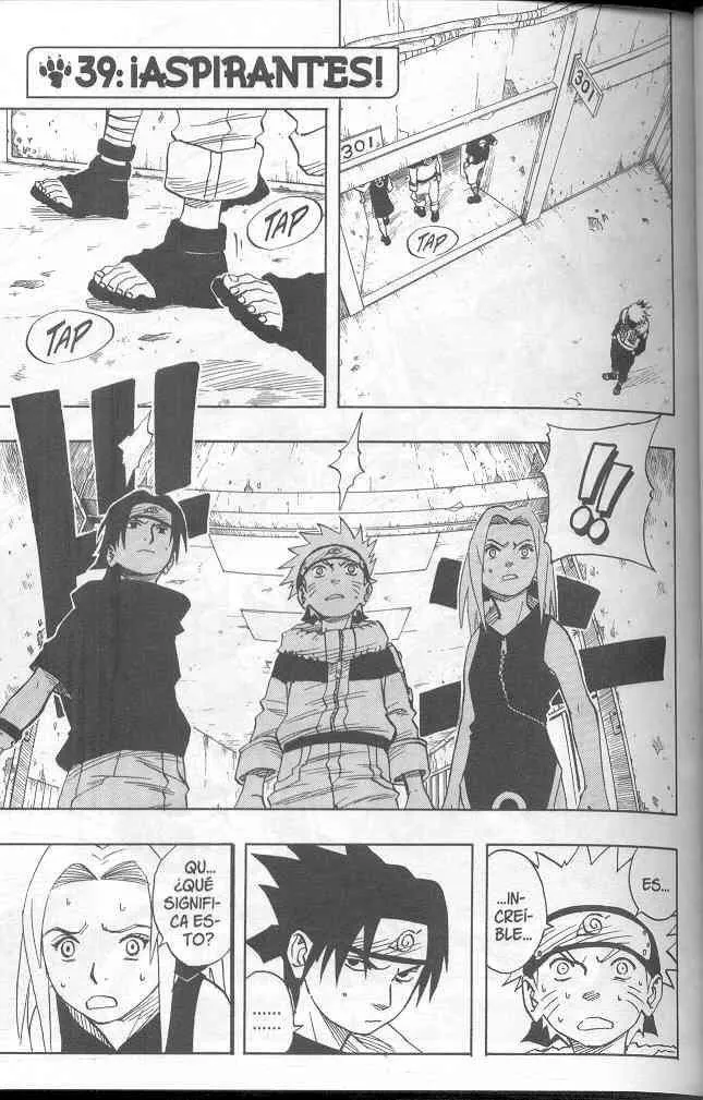 Naruto Capítulo 39 en Línea - página 1