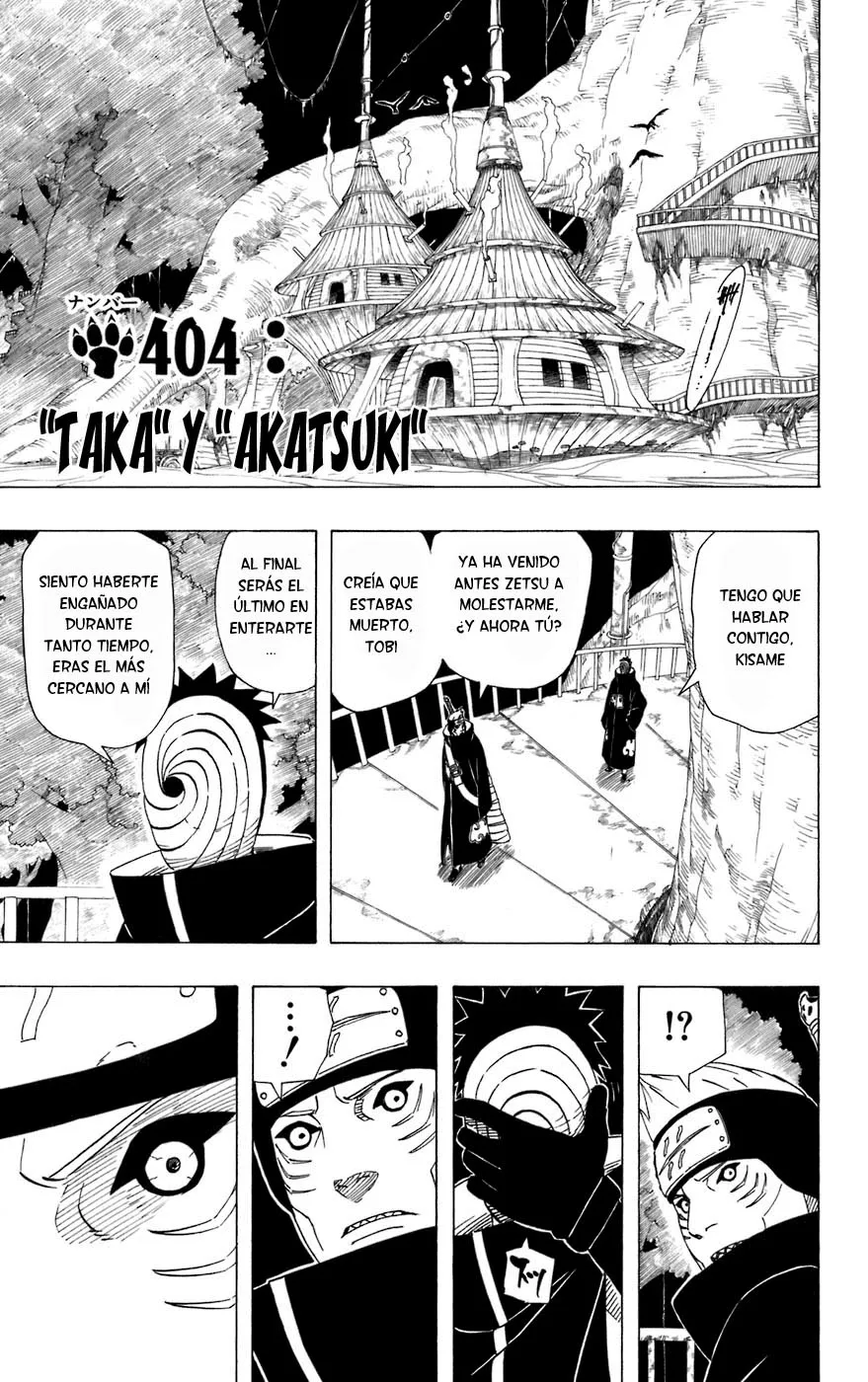 Naruto Capítulo 404 en Línea - página 1