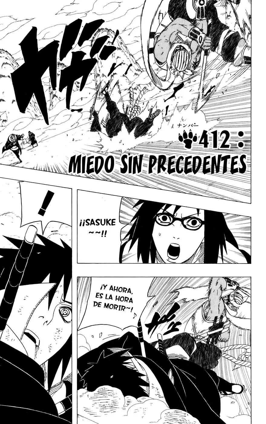 Naruto Capítulo 412 en Línea - página 1