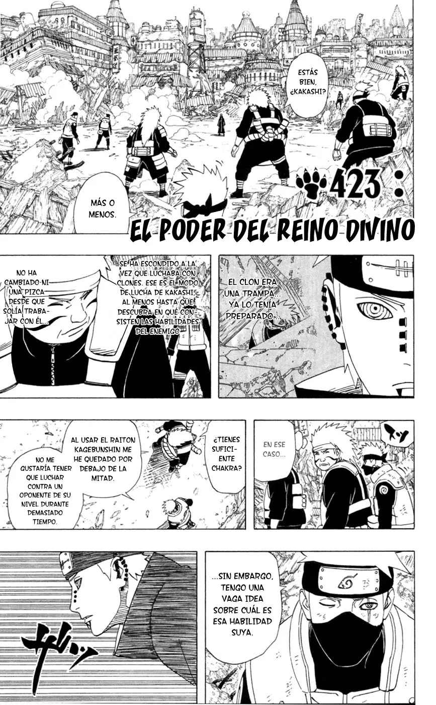 Naruto Capítulo 423 en Línea - página 1