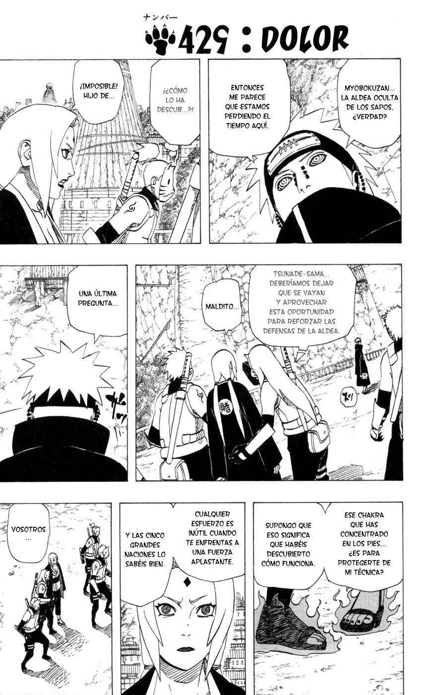 Naruto Capítulo 429 en Línea - página 1