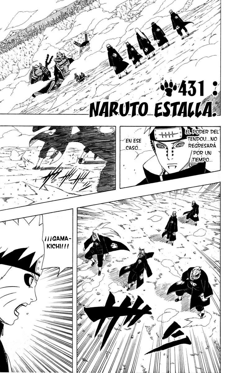 Naruto Capítulo 431 en Línea - página 1