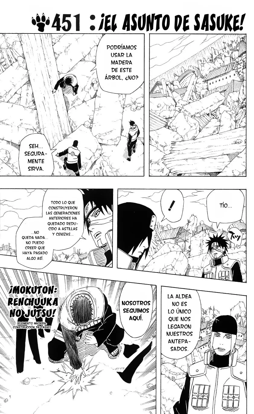 Naruto Capítulo 451 en Línea - página 1