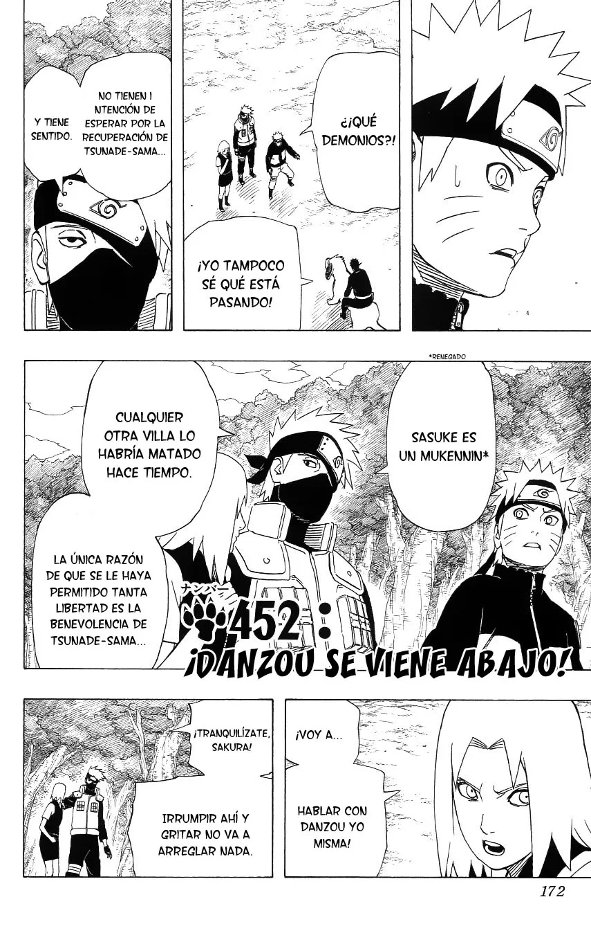 Naruto Capítulo 452 en Línea - página 1