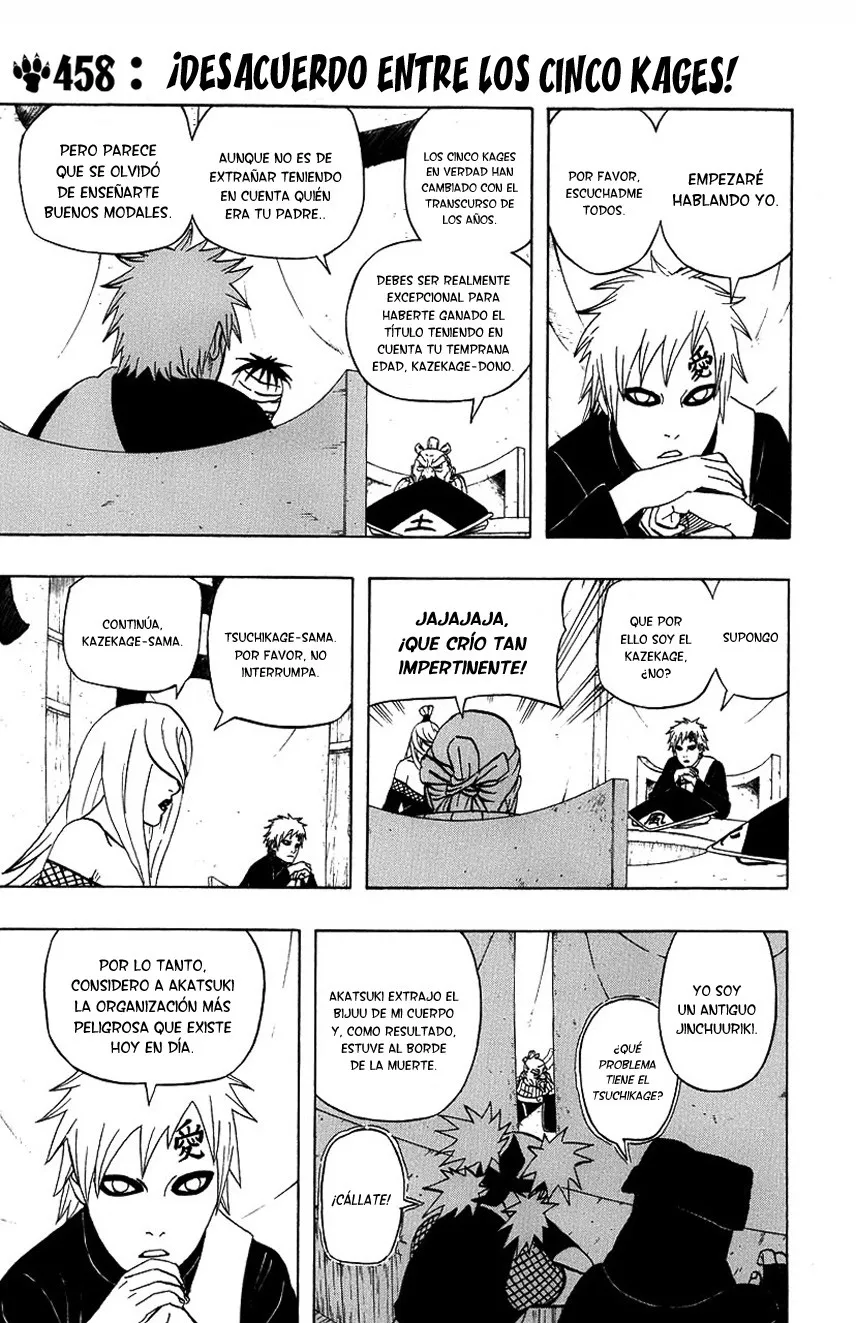 Naruto Capítulo 458 en Línea - página 1