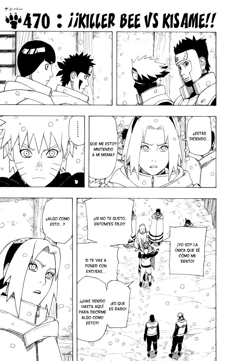 Naruto Capítulo 470 en Línea - página 1