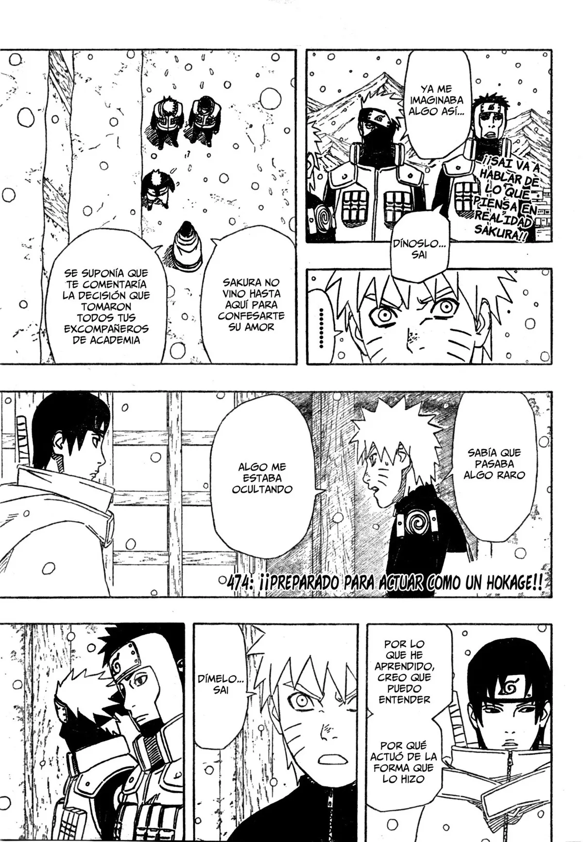 Naruto Capítulo 474 en Línea - página 1