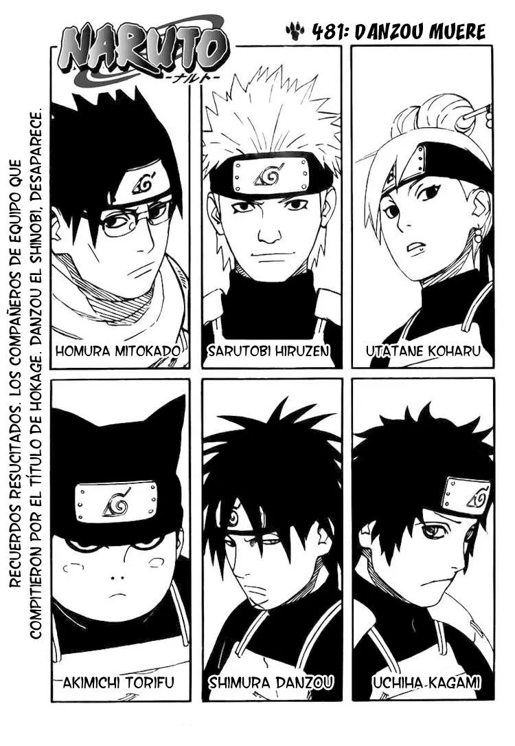Naruto Capítulo 481 en Línea - página 1