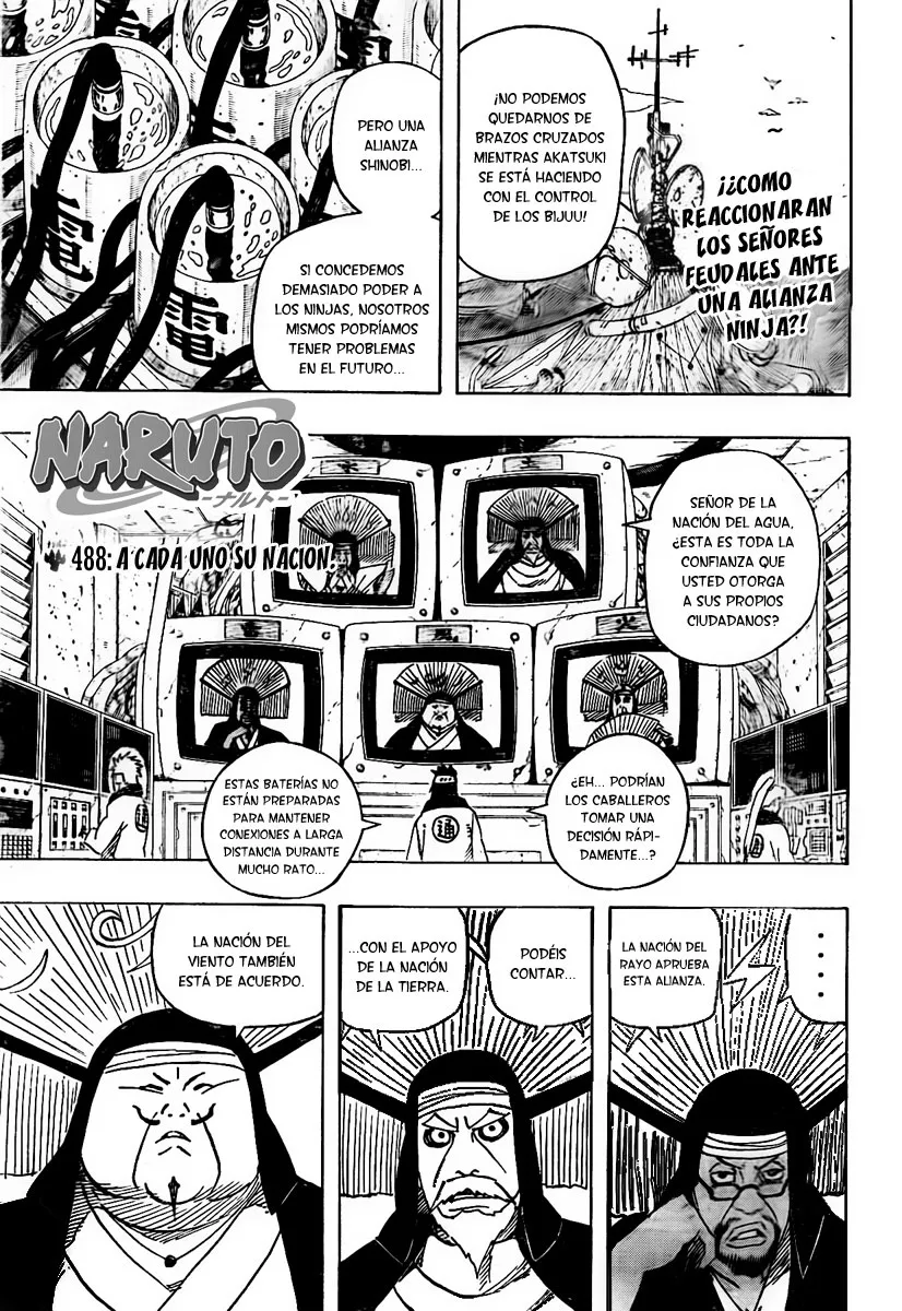 Naruto Capítulo 488 en Línea - página 1