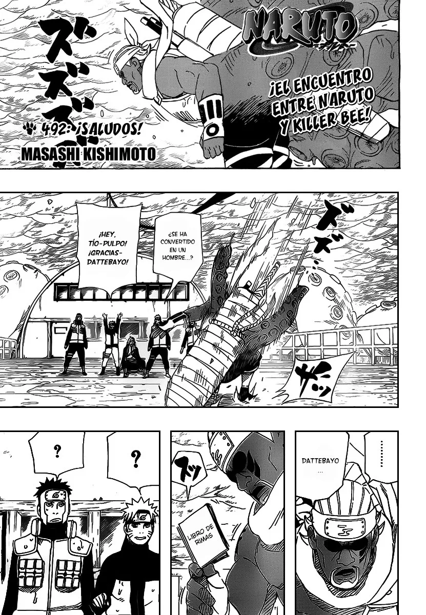 Naruto Capítulo 492 en Línea - página 1