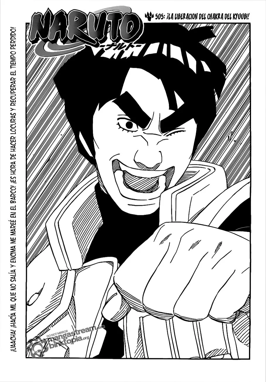 Naruto Capítulo 505 en Línea - página 1