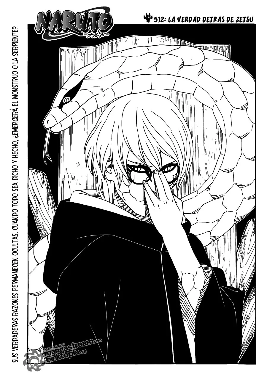Naruto Capítulo 512 en Línea - página 1