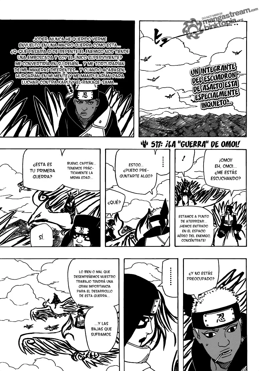 Naruto Capítulo 517 en Línea - página 1