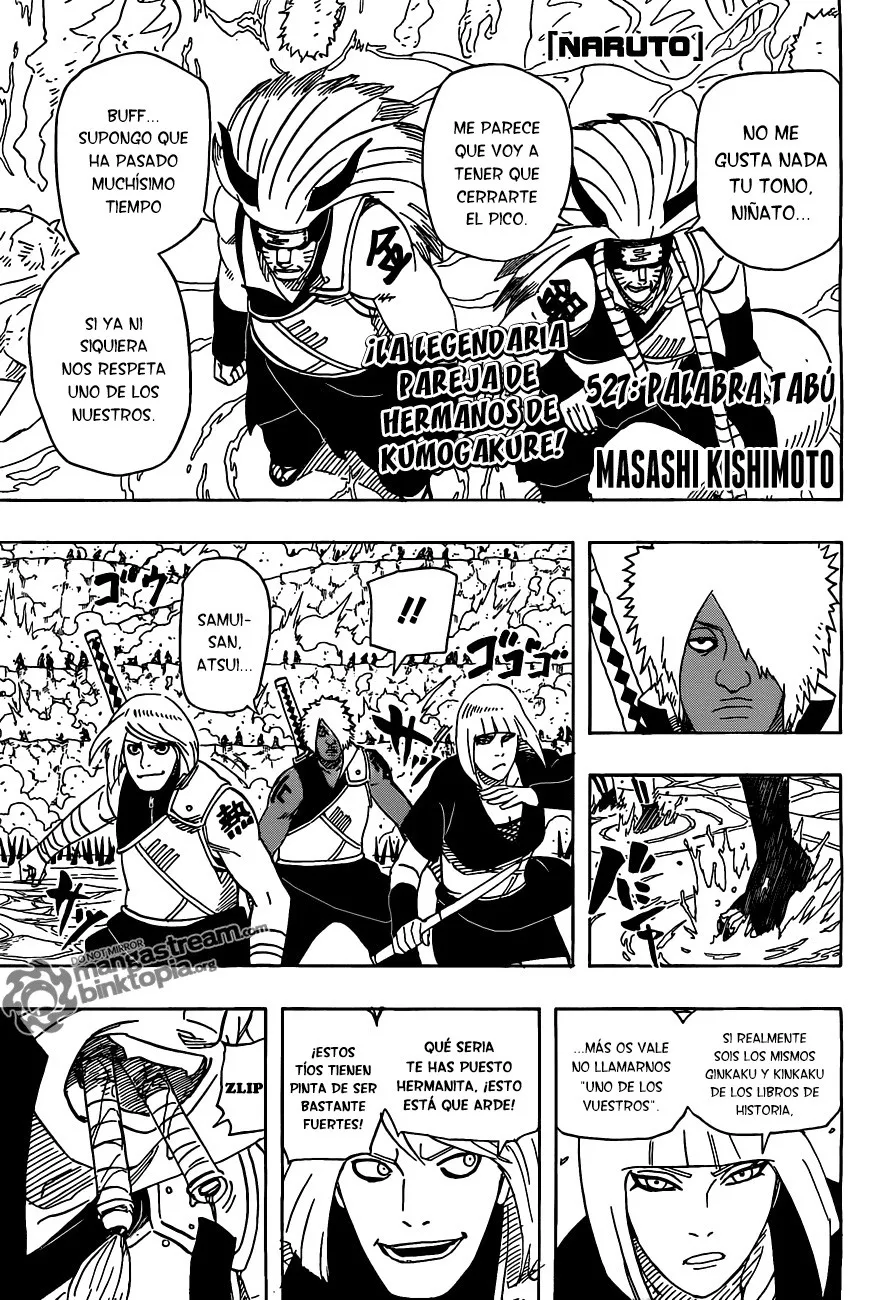 Naruto Capítulo 527 en Línea - página 1