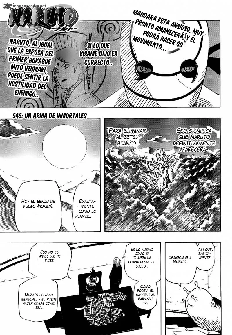 Naruto Capítulo 545 en Línea - página 1