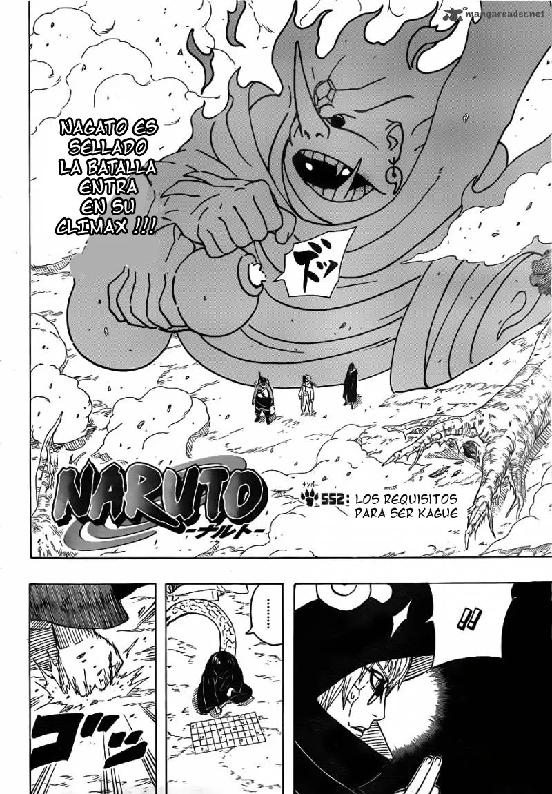 Naruto Capítulo 552 en Línea - página 1