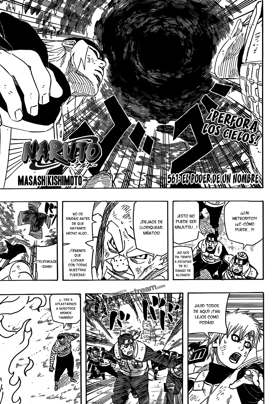 Naruto Capítulo 561 en Línea - página 1