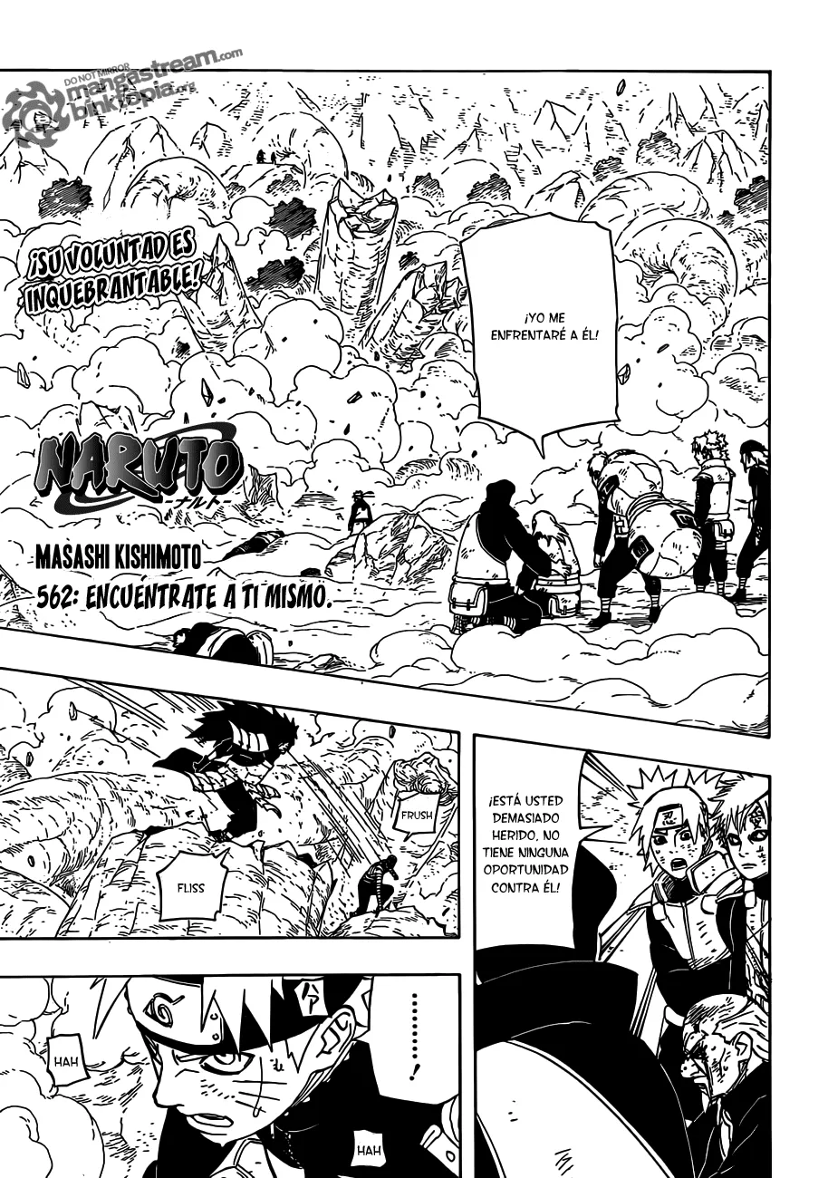 Naruto Capítulo 562 en Línea - página 1