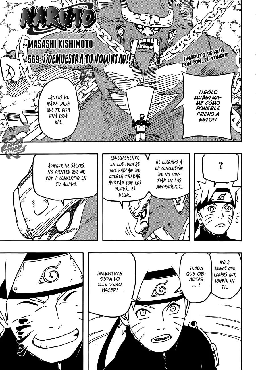 Naruto Capítulo 569 en Línea - página 1