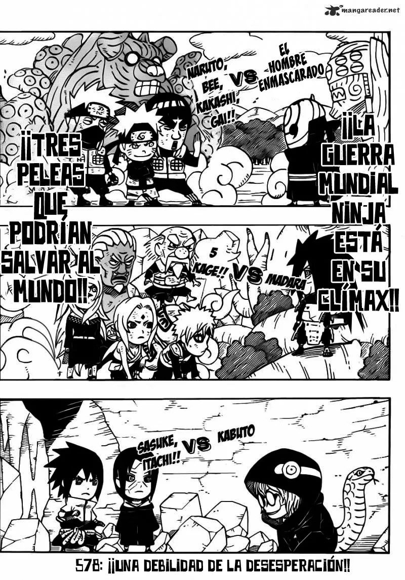 Naruto Capítulo 578 en Línea - página 1