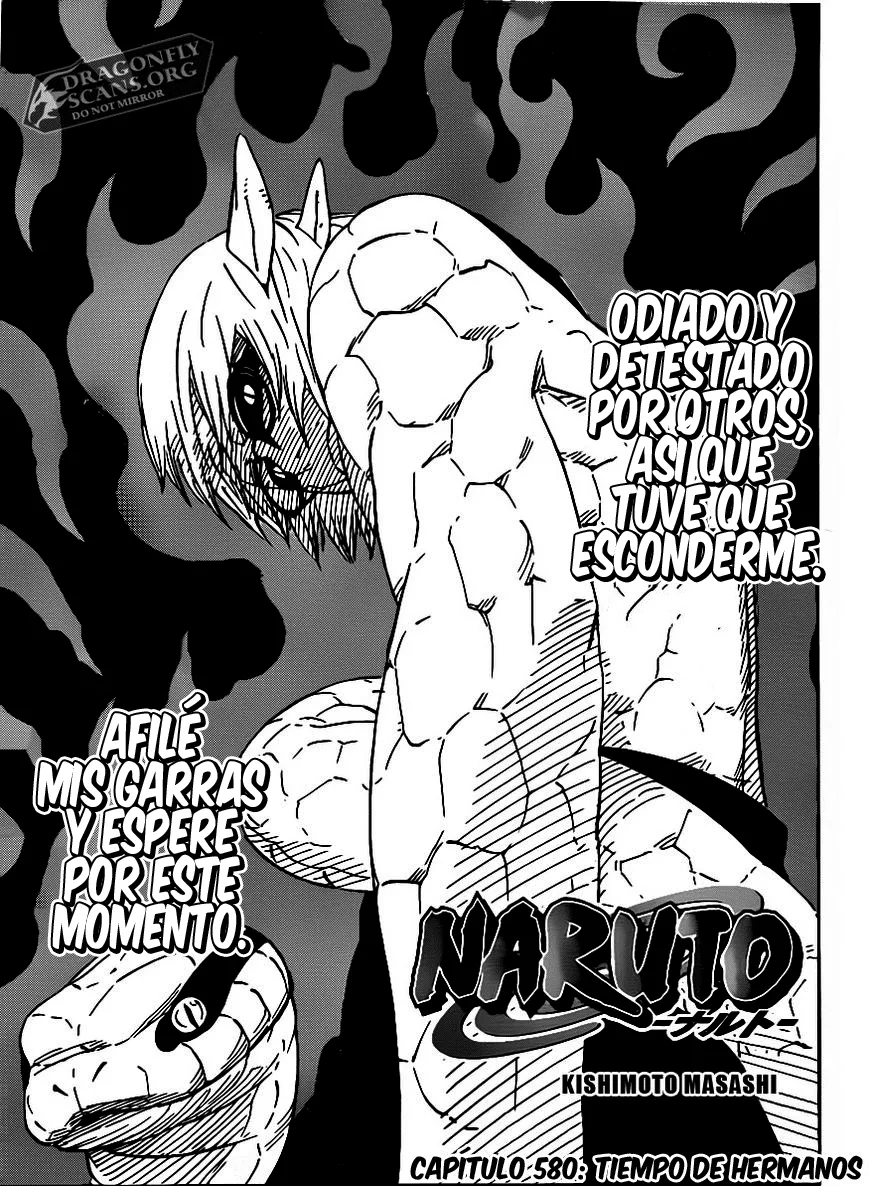 Naruto Capítulo 580 en Línea - página 1