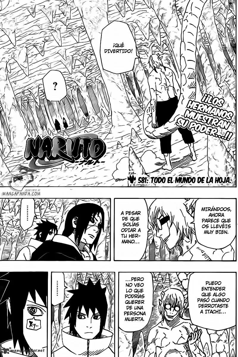 Naruto Capítulo 581 en Línea - página 1