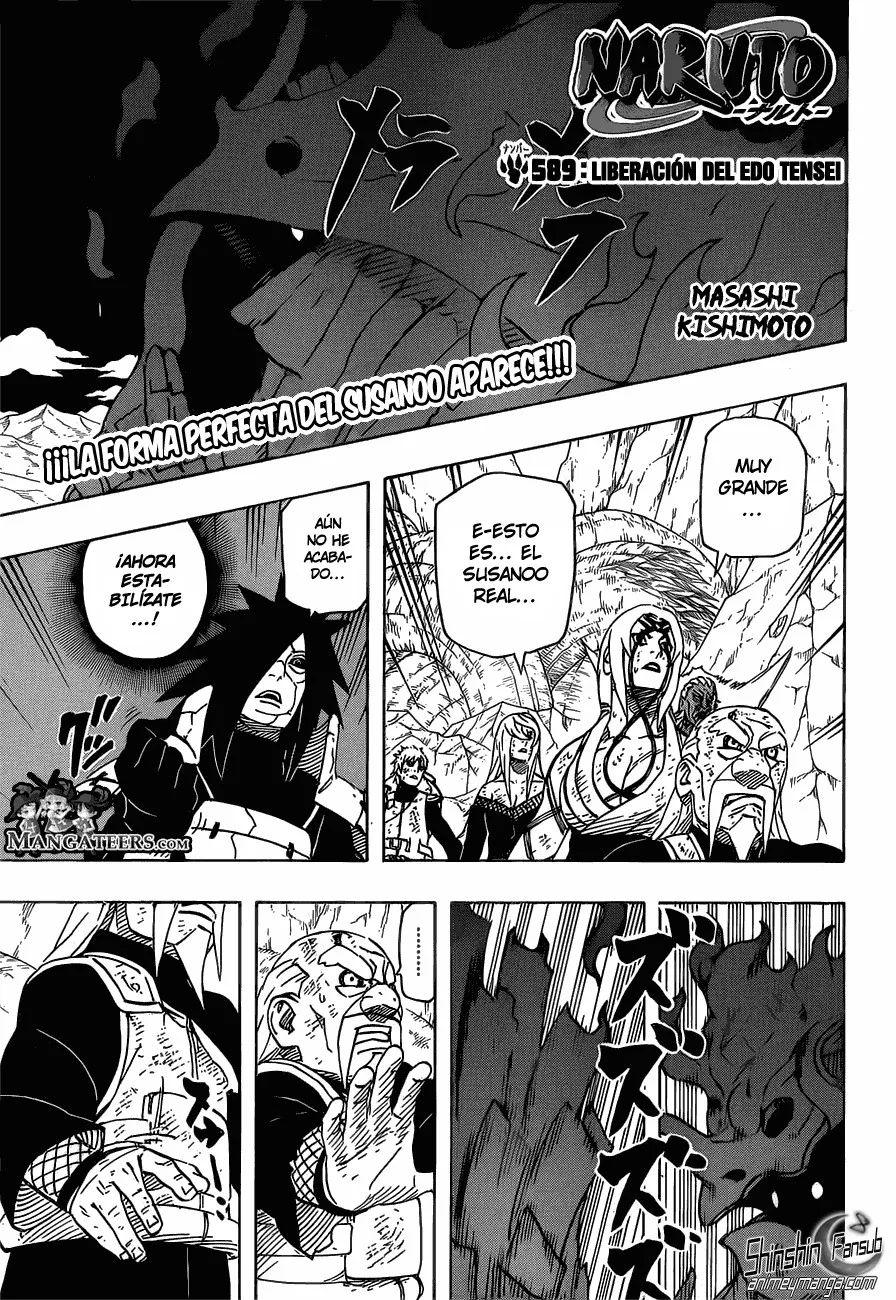 Naruto Capítulo 589 en Línea - página 1