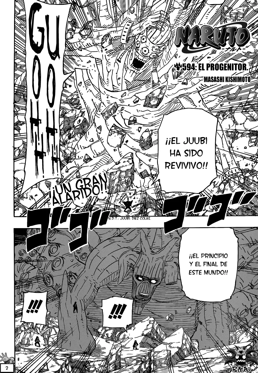 Naruto Capítulo 594 en Línea - página 1