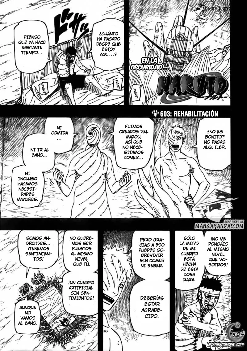 Naruto Capítulo 603 en Línea - página 1