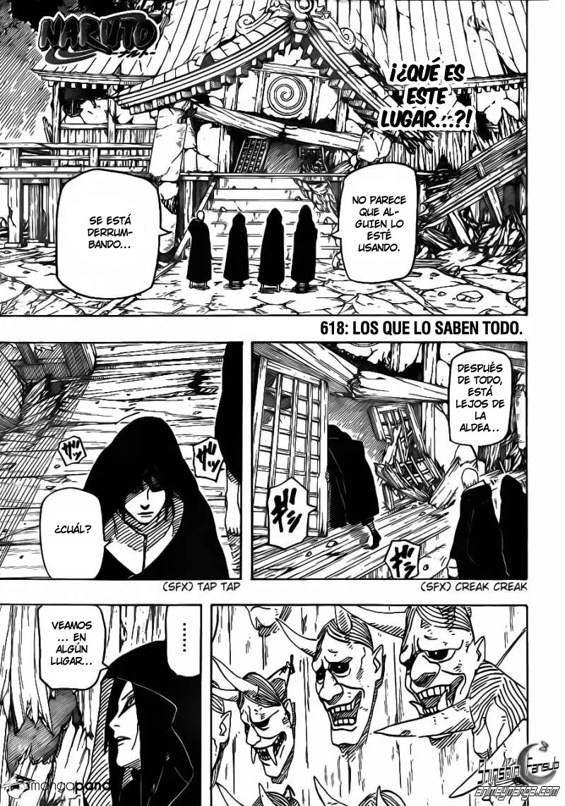 Naruto Capítulo 618 en Línea - página 1