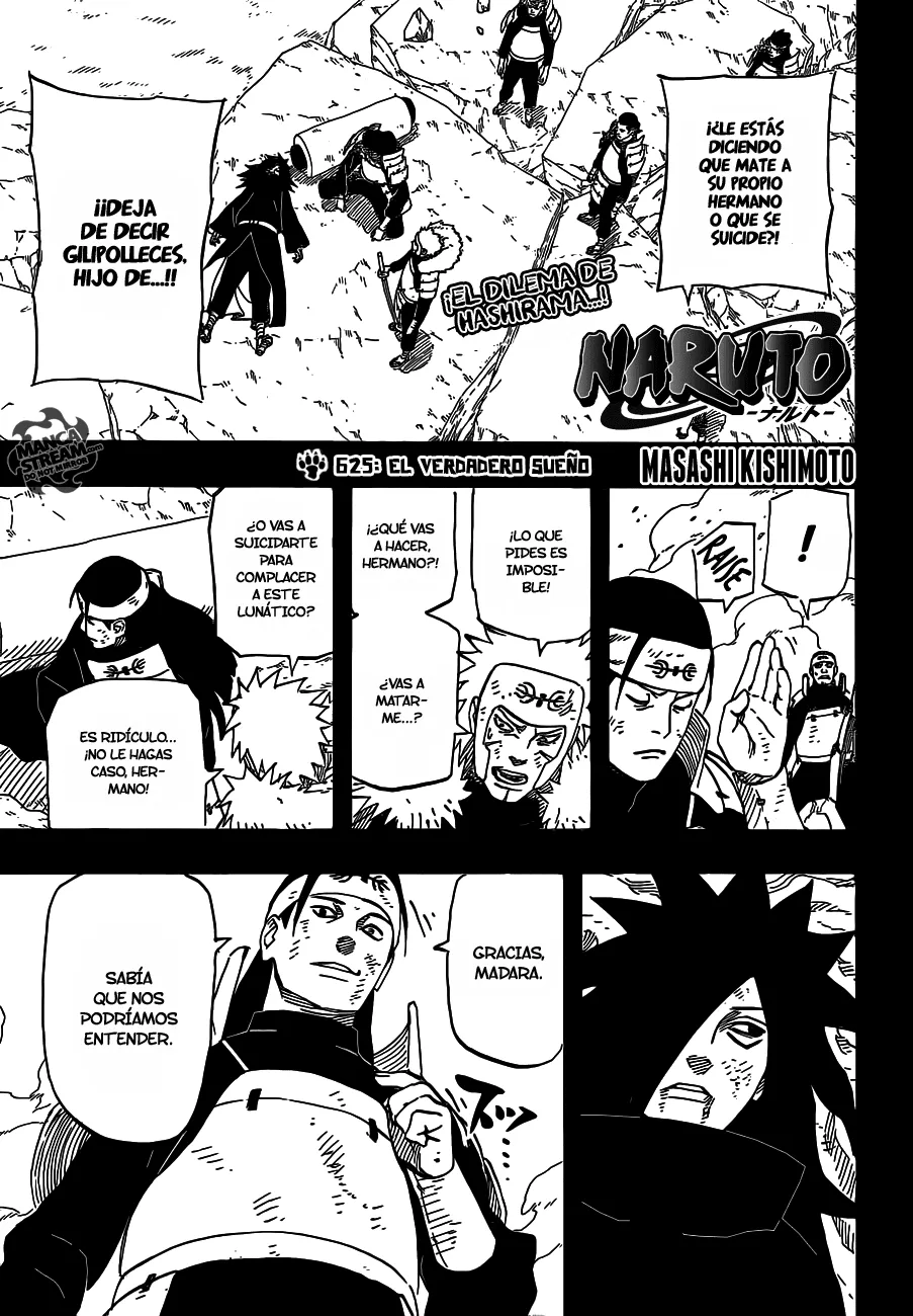 Naruto Capítulo 625 en Línea - página 1