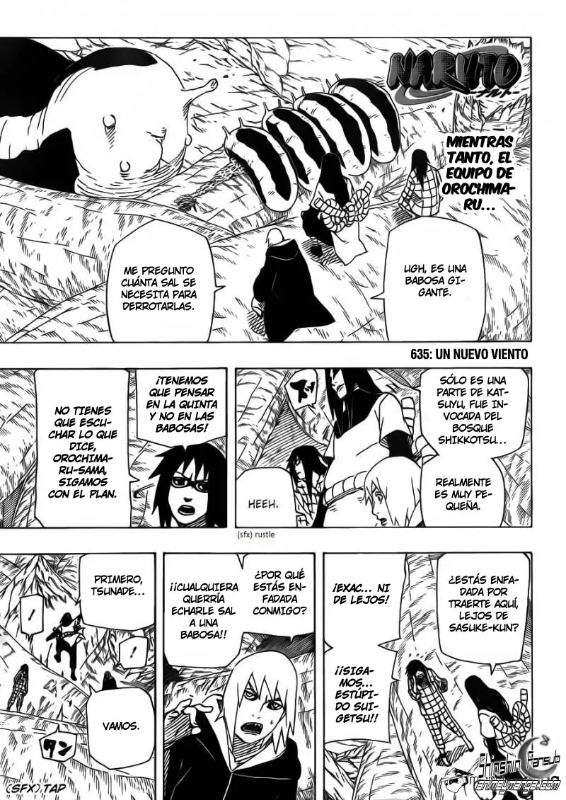 Naruto Capítulo 635 en Línea - página 1