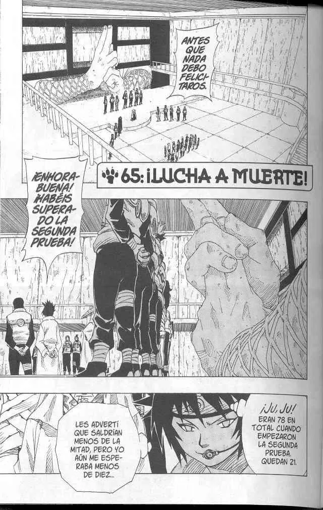 Naruto Capítulo 65 en Línea - página 1