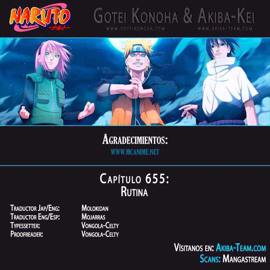 Naruto Capítulo 655 en Línea - página 1