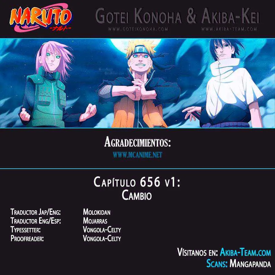 Naruto Capítulo 656 en Línea - página 1