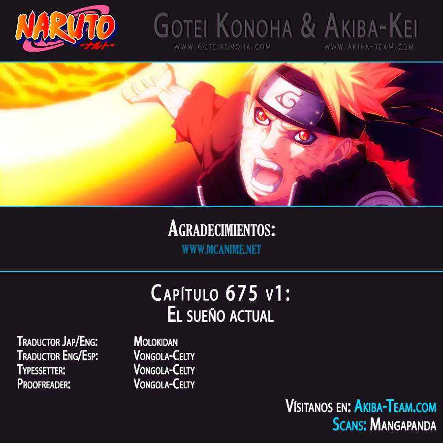 Naruto Capítulo 675 en Línea - página 1