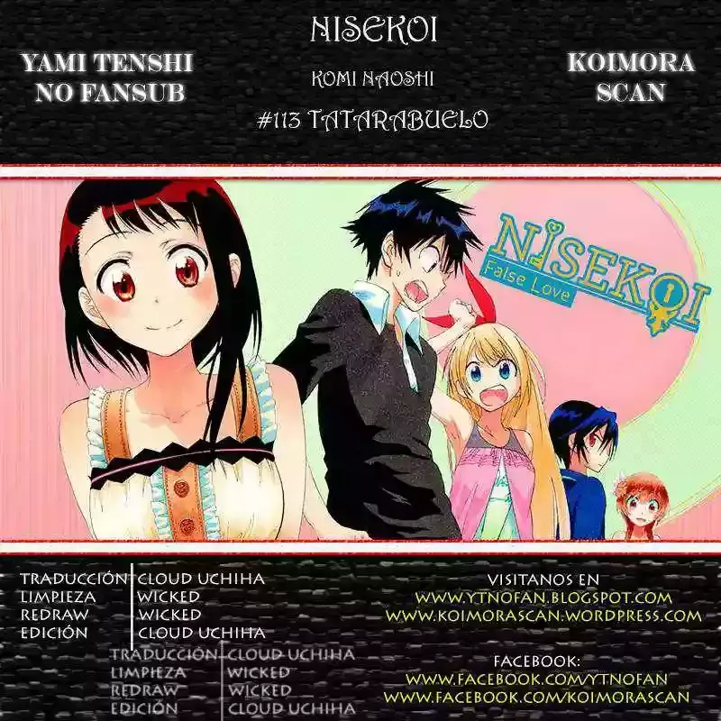 Nisekoi Capítulo 113 en Línea - página 1