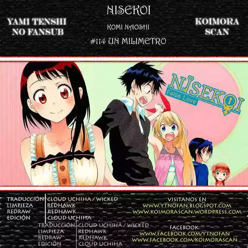 Nisekoi Capítulo 114 en Línea - página 1