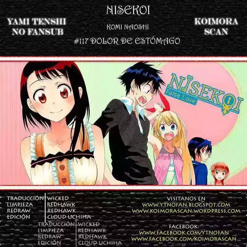 Nisekoi Capítulo 117 en Línea - página 1
