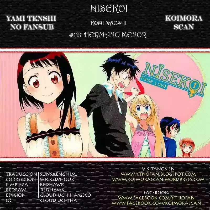 Nisekoi Capítulo 121 en Línea - página 1