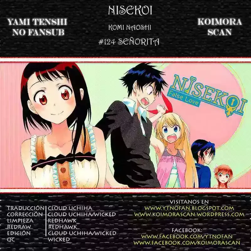 Nisekoi Capítulo 124 en Línea - página 1