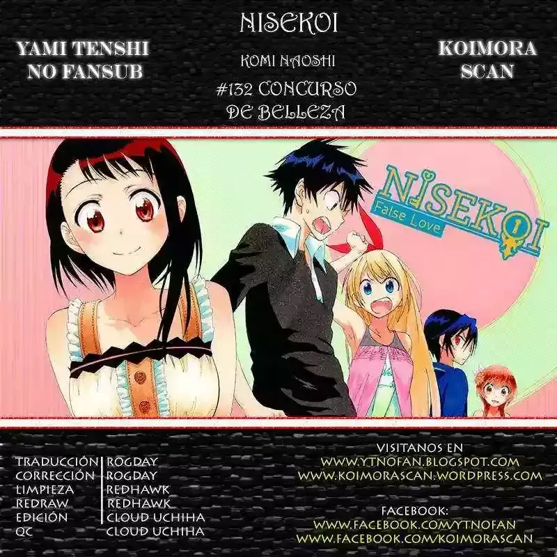 Nisekoi Capítulo 132 en Línea - página 1
