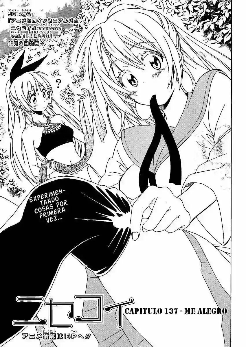 Nisekoi Capítulo 137 en Línea - página 1