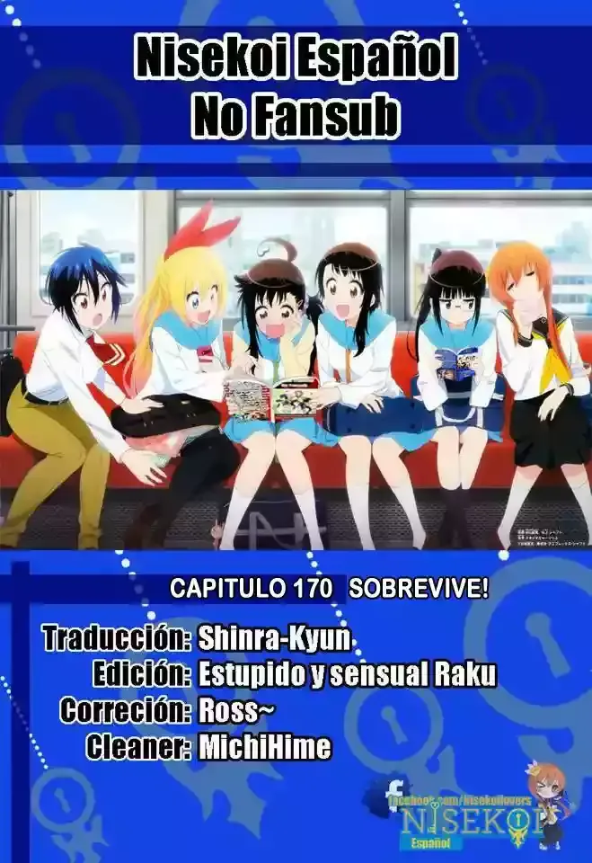 Nisekoi Capítulo 170 en Línea - página 1