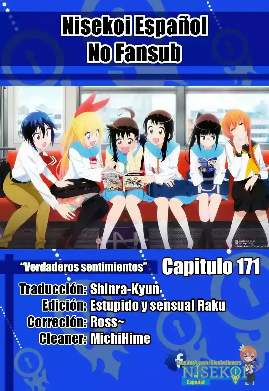 Nisekoi Capítulo 171 en Línea - página 1