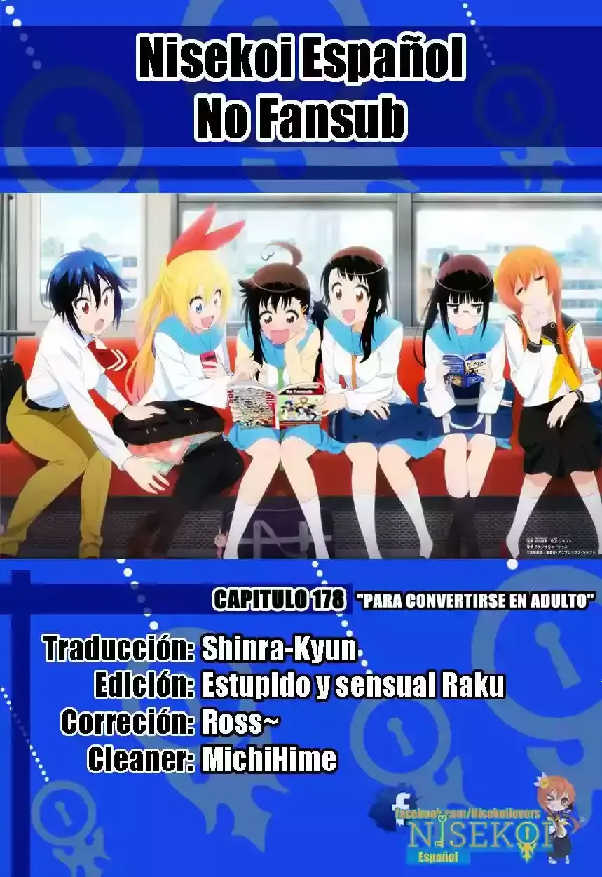 Nisekoi Capítulo 178 en Línea - página 1